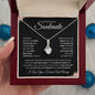 To My Beautiful Soulmate | You are my Life & My Strength | Alluring Beauty Necklace - Gift for Wife, Fiancée, Girlfriend - ALL4THEGIFTOFIT