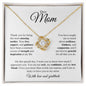 Dear Mom | Most Amazing Mother | Love Knot Necklace - Gift for Mother's Day, Birthday, Holidays, Just Because - ALL4THEGIFTOFIT