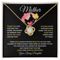 Mother | Loved & Forever Treasured | Your Loving Daughter | Love Knot Necklace - ALL4THEGIFTOFIT