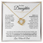 To Our Daughter | All We've Hoped For | Love, Mom & Dad | Love Knot Necklace - ALL4THEGIFTOFIT