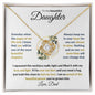 To My Beautiful Daughter | You are Always in My Heart -Dad | Love Knot Necklace - ALL4THEGIFTOFIT