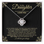To My Daughter | I Believe In You | Love Knot Necklace - ALL4THEGIFTOFIT