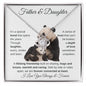 Father & Daughter | Our Bond Can Never Be Broken | Love Knot Necklace - ALL4THEGIFTOFIT