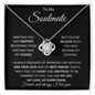 To My SOULMATE | Meeting You Was Destiny | Love Knot Necklace - Gift for Wife, Fiance, Girlfriend - ALL4THEGIFTOFIT