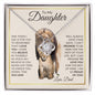 To My Daughter | I Believe in You | Dad | Love Knot Necklace - ALL4THEGIFTOFIT