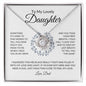To My Lovely Daughter | My Last Breath - Dad | Love Knot Necklace - ALL4THEGIFTOFIT