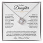 To Our Daughter | All We've Hoped For | Love, Mom & Dad | Love Knot Necklace - ALL4THEGIFTOFIT