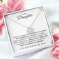 To My Daughter | I Love You with all My Heart | Love Knot Necklace - ALL4THEGIFTOFIT