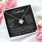 To My Beautiful Soulmate | I Love You Forever & Always | Love Knot Necklace - Gift for Wife, Fiancée, Girlfriend - ALL4THEGIFTOFIT
