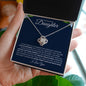 To My Beautiful Daughter | Never Forget Your Way Back Home | Love Knot Necklace - ALL4THEGIFTOFIT