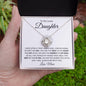To My Lovely Daughter | You Are My Angel - Mom | Love Knot Necklace - ALL4THEGIFTOFIT