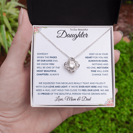 To Our Daughter | One Of Our Most Beautiful Chapters | Love Mom & Dad - ALL4THEGIFTOFIT