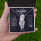 To My Daughter | I Will Always Have Your Back | Love Knot Necklace - ALL4THEGIFTOFIT