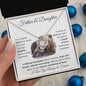 Father & Daughter | Forever Connected At Heart | Love Knot Necklace - ALL4THEGIFTOFIT