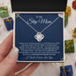 To My Step Mom | Life Gave me the Gift of You | Love Knot Necklace - Gift for Mother's Day, Birthdays, Holidays, Just Because - ALL4THEGIFTOFIT