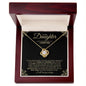 To My Daughter | I Believe In You | Love Knot Necklace - ALL4THEGIFTOFIT