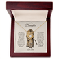 To My Daughter | I Am So Proud of You - Dad | Love Knot Necklace - ALL4THEGIFTOFIT