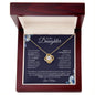 To My Daughter | My Incredible Blessing | Love, Mom | Love Knot - Blue Design - ALL4THEGIFTOFIT