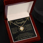 To My Beautiful Daughter | You Are Always In My Heart | Love Knot Necklace - ALL4THEGIFTOFIT