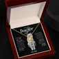 To My Daughter | I Will Always Have Your Back | Love Knot Necklace - ALL4THEGIFTOFIT