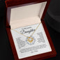 To My Lovely Daughter | You Are Always in My Heart | Love Knot Necklace - ALL4THEGIFTOFIT