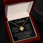To My SOULMATE | Meeting You Was Destiny | Love Knot Necklace - Gift for Wife, Fiance, Girlfriend - ALL4THEGIFTOFIT