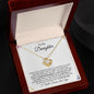 To My Daughter | Life Gave Me the Gift of You | Love Knot Necklace - ALL4THEGIFTOFIT