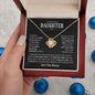 To My Beautiful Daughter | So Proud of You | Love Knot Necklace - Gift for Birthdays, Holidays, Just Because - ALL4THEGIFTOFIT