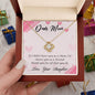 Dear Mom | Thank You | Love Knot Necklace - Gift for Mother's Day, Birthdays, Holidays, Just Because - ALL4THEGIFTOFIT