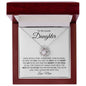 To My Lovely Daughter | You Are My Angel - Mom | Love Knot Necklace - ALL4THEGIFTOFIT