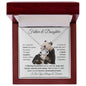 Father & Daughter | Our Bond Can Never Be Broken | Love Knot Necklace - ALL4THEGIFTOFIT