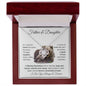Father & Daughter | Forever Connected At Heart | Love Knot Necklace - ALL4THEGIFTOFIT