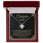 To My Daughter | I Believe In You | Love Knot Necklace - ALL4THEGIFTOFIT