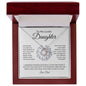 To My Lovely Daughter | My Last Breath - Dad | Love Knot Necklace - ALL4THEGIFTOFIT