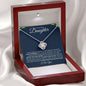 To My Beautiful Daughter | Never Forget Your Way Back Home | Love Knot Necklace - ALL4THEGIFTOFIT