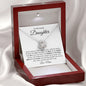 To My Lovely Daughter | You Are My Angel - Mom | Love Knot Necklace - ALL4THEGIFTOFIT