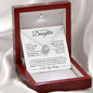 To My Beautiful Daughter | I Love You Always | Love Knot Necklace - ALL4THEGIFTOFIT