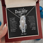To My Daughter | I Will Always Have Your Back | Love Knot Necklace - ALL4THEGIFTOFIT
