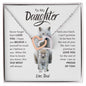 To My Daughter | This Old Wolf Will Always Have Your Back | Interlocking Hearts - ALL4THEGIFTOFIT
