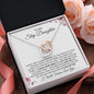 To My Step Daughter | You are My Greatest Gift | Interlocking Hearts Necklace - ALL4THEGIFTOFIT