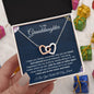 To My Granddaughter | You Will Always be in My Heart | Interlocking Hearts Necklace - ALL4THEGIFTOFIT