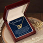 To My Granddaughter | You Will Always be in My Heart | Interlocking Hearts Necklace - ALL4THEGIFTOFIT