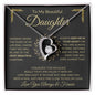 To My Beautiful Daughter | Love You Always & Forever | Forever Love Necklace - ALL4THEGIFTOFIT