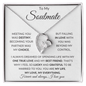 To My SOULMATE | My Life, My Love, My Everything | Forever Love Necklace - Gift for Wife, Fiancee, Girlfriend - ALL4THEGIFTOFIT