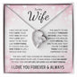 To My Wife | You Were My Missing Piece | Forever Love Necklace - Gift for Soulmate - ALL4THEGIFTOFIT