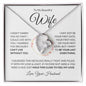 To My Beautiful Wife - I Can't Live Without You | Forever Love Necklace - Gift for Soulmate, Birthday, Anniversary - ALL4THEGIFTOFIT