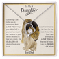 To My Daughter | Proud of You - Dad | Forever Love Necklace - ALL4THEGIFTOFIT