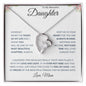 To My Beautiful Daughter | You are Forever in My Heart | Forever Love Necklace - ALL4THEGIFTOFIT