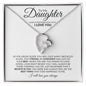 To My Daughter | You are Strong and Confident | Forever Love Necklace - ALL4THEGIFTOFIT