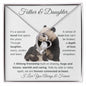 Father & Daughter | Forever Connected At Heart | Forever Love Necklace - ALL4THEGIFTOFIT